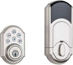 Kwikset SmartCode 910 Z-Wave Plus Deadbolt, Satin Nickel