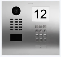 DoorBird IP Video Door Station, 1 Call Button, Keypad, Stainless, Info Panel