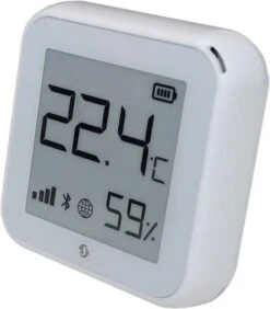 Shelly Plus H&T Humidity And Temperature WiFi Smart Sensor With E-ink Display