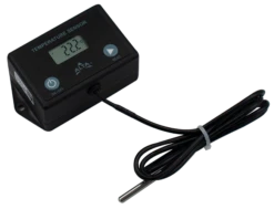 ALTA Digital Temperature Sensor W/ 10 Ft Probe, AA Battery Powered,900MHZ