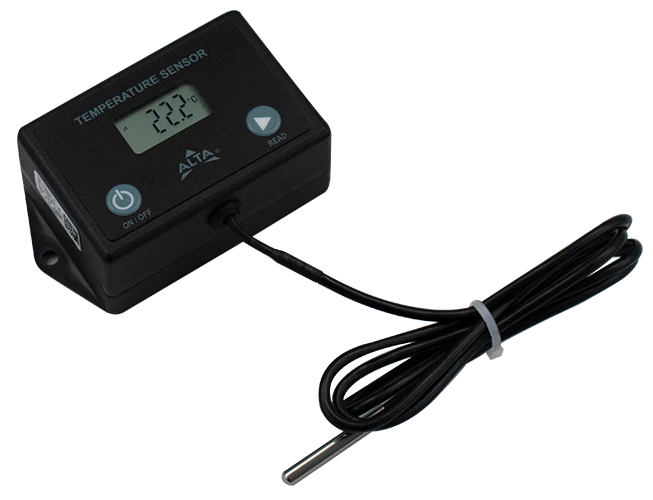 ALTA Digital Temperature Sensor W/ 10 Ft Probe, AA Battery Powered,900MHZ 1 ALTA Digital Temperature Sensor W/ 10 Ft Probe, AA Battery Powered,900MHZ