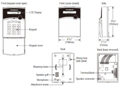 Seco-Larm E-922CPQ Enforcer Telephone Dialer With Listen-In And Remote Relay Control -Safety Protective Equipment Store e 922cpq diagrams