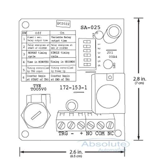Seco-Larm SL-SA025Q Accessory Timer 2 Seco-Larm SL-SA025Q Accessory Timer - Image 2